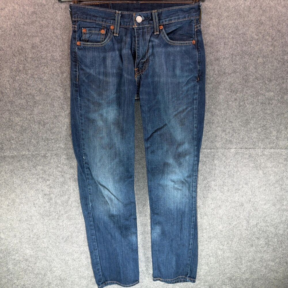 Levi's 514 Straight Leg Jeans - Dark Wash Fade, W27 L29